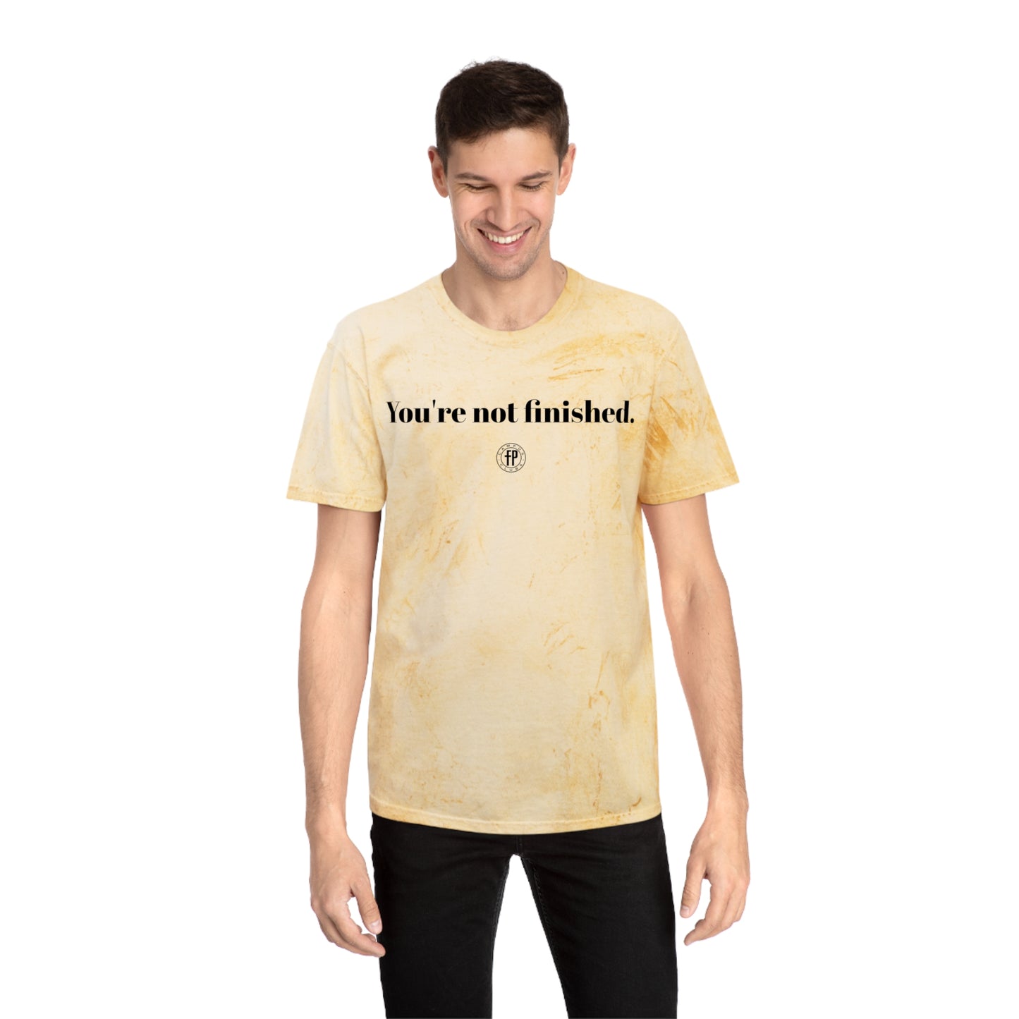 Pastel Tie Dye Tee - You're Not Finished