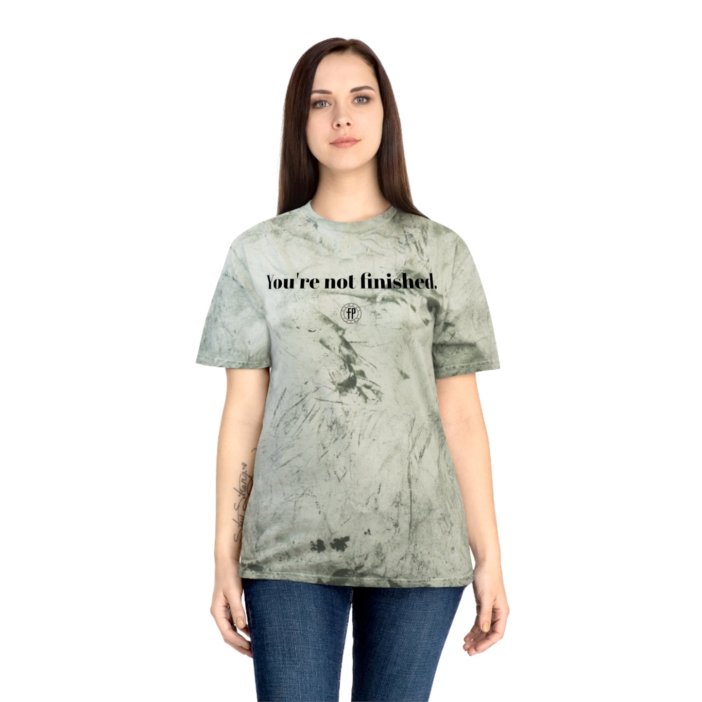 Pastel Tie Dye Tee - You're Not Finished