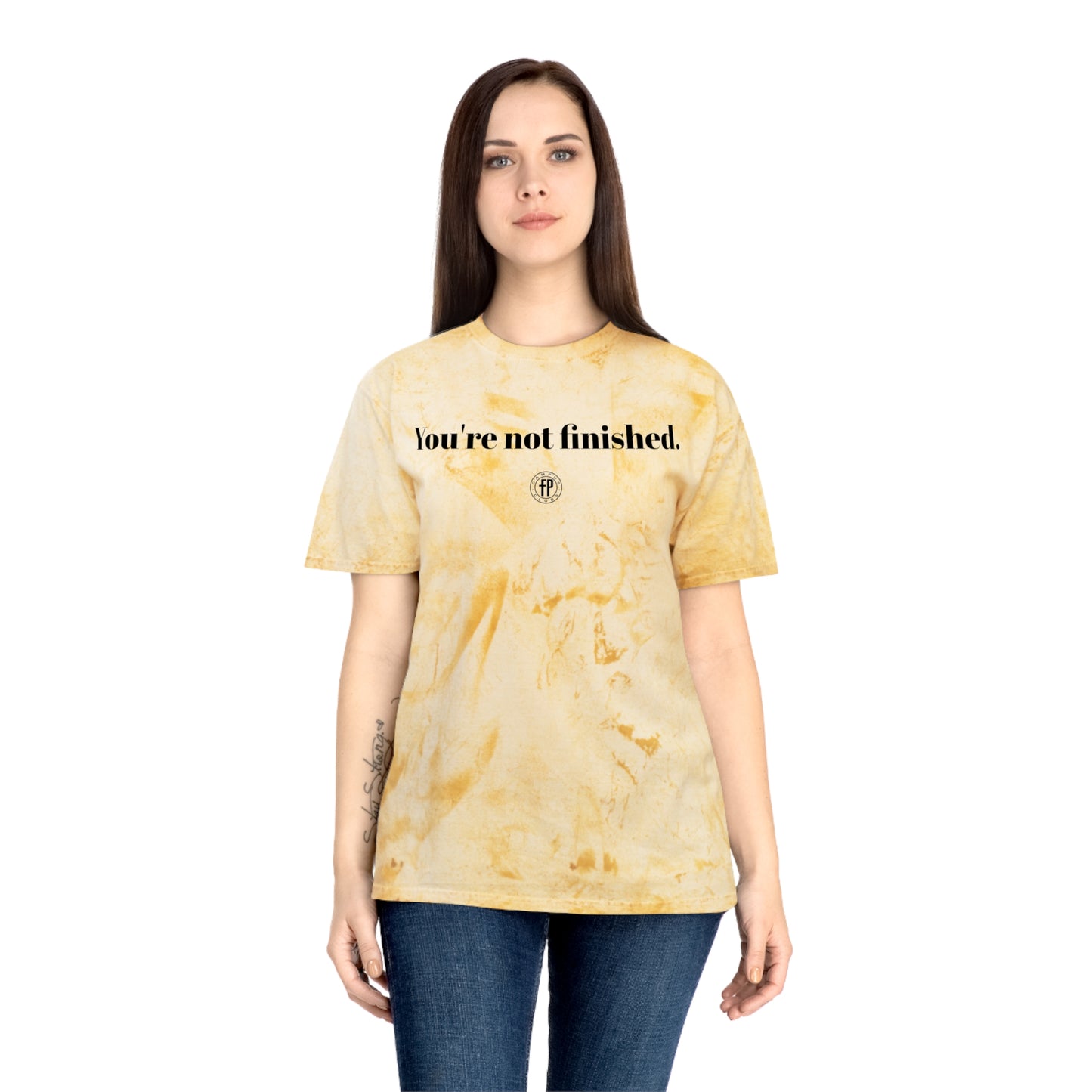 Pastel Tie Dye Tee - You're Not Finished