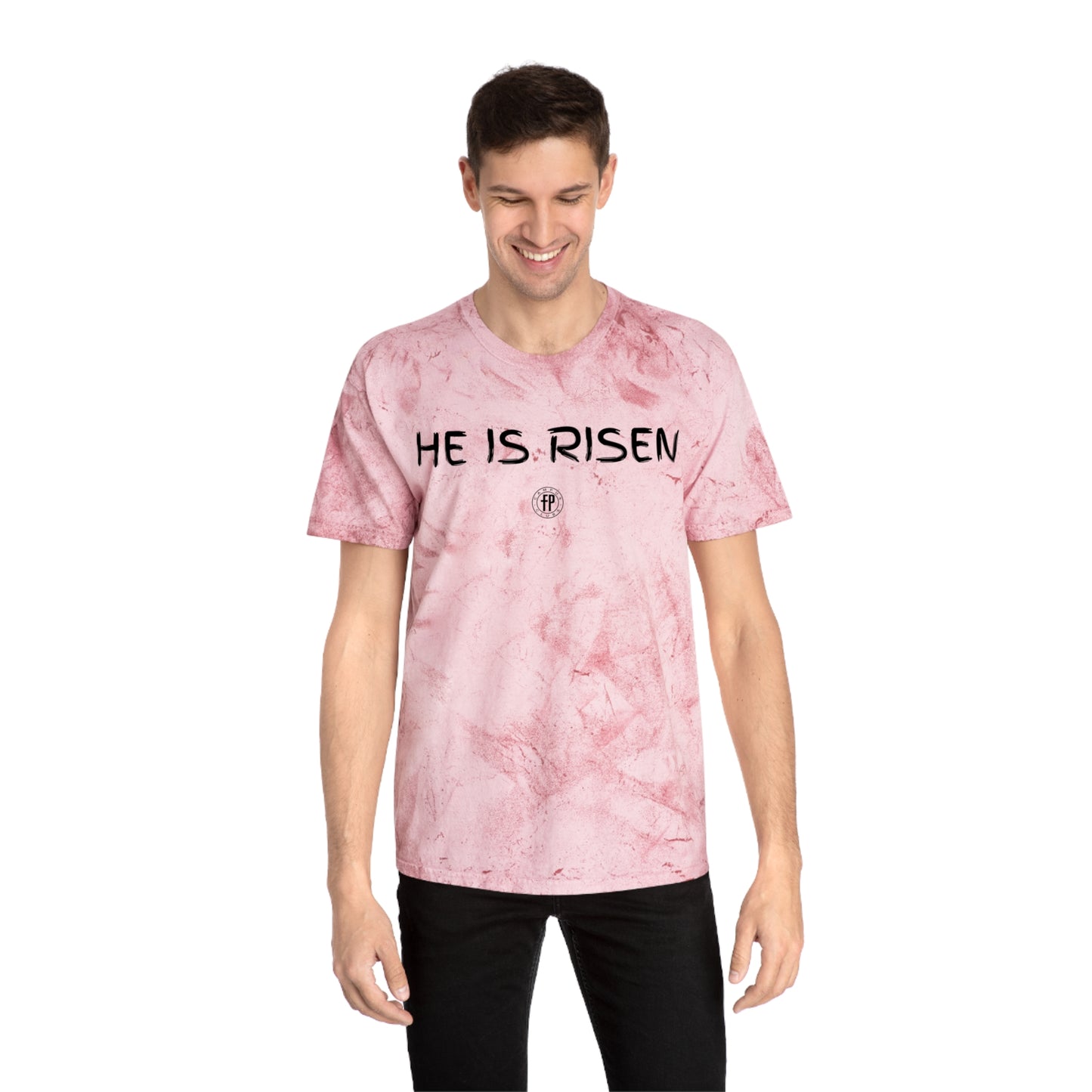 Pastel Tie Dye - He Is Risen