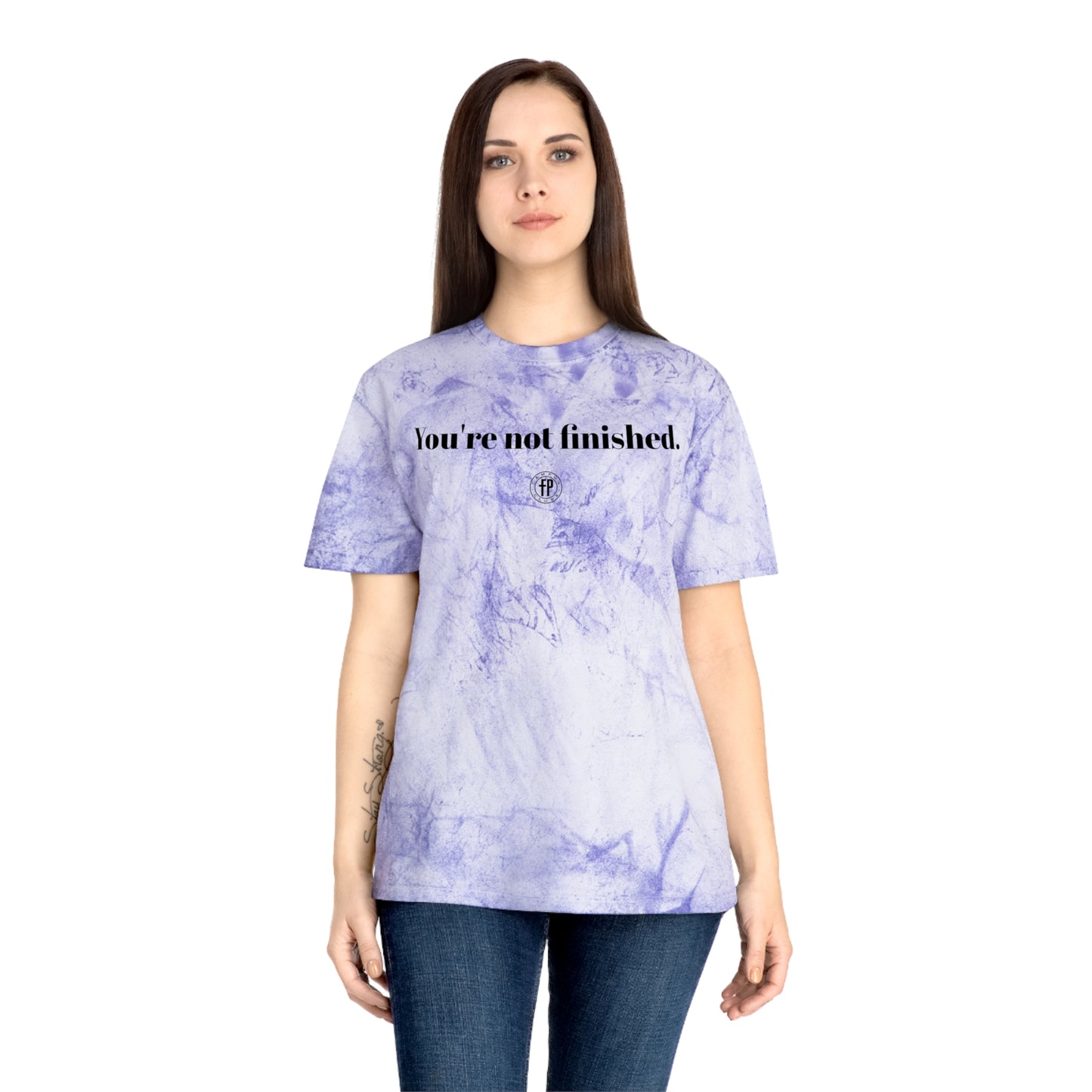 Pastel Tie Dye Tee - You're Not Finished