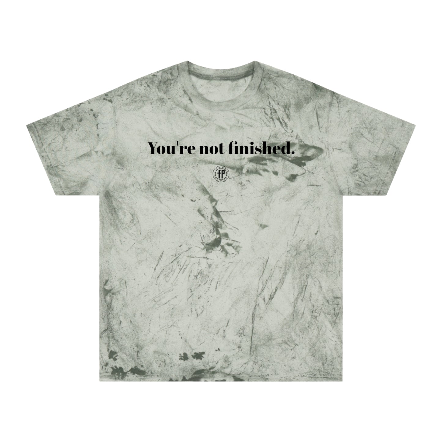 Pastel Tie Dye Tee - You're Not Finished