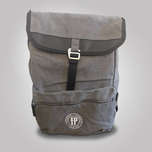 FP Gray Canvas Backpack