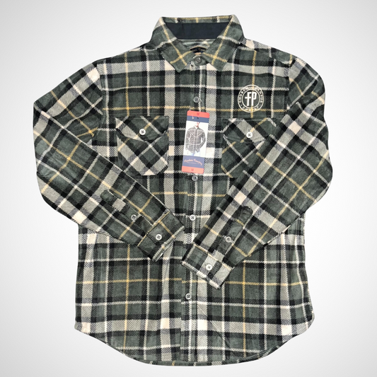 FP Mens Green Flannel