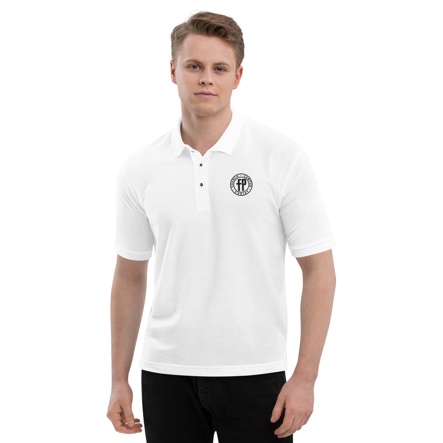 FP Polo Embroidered Black Logo - 2 colors